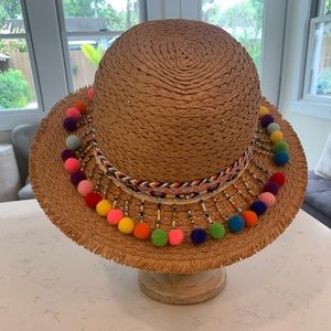 Fun Betsy Johnson beach hat